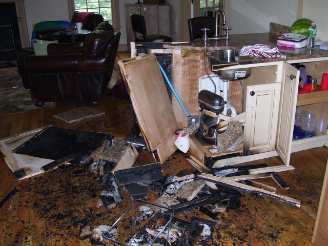 Kitchen Fire Knocked Down